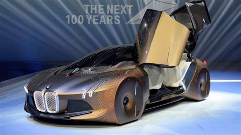BMW marks 100 years with self-driving sedan concept