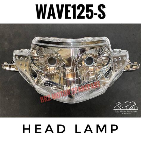 WAVE125S FRONT HEAD LIGHT HEAD LAMP HEADLAMP HEADLIGHT LAMPU BESAR