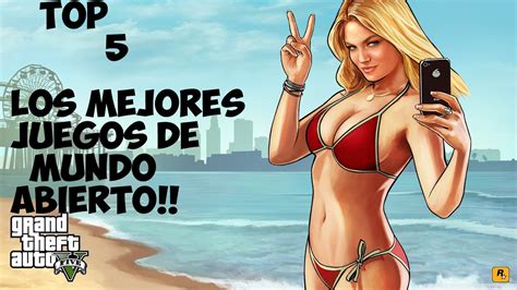 Top 5 Los Mejores Juegos De Mundo Abierto Links De Descarga Youtube