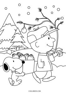 Dibujos De Charlie Brown Navidad Para Colorear P Ginas Para Imprimir