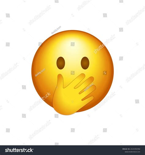 156 Hand over mouth emoji Images, Stock Photos & Vectors | Shutterstock