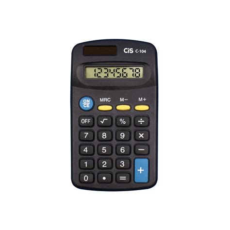 CALCULADORA DE BOLSO 8 DÍGITOS CIS C 104 Papelaria Jambo