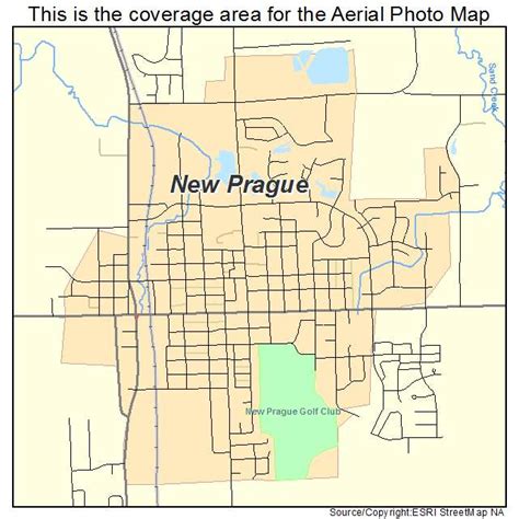 Aerial Photography Map Of New Prague Mn Minnesota