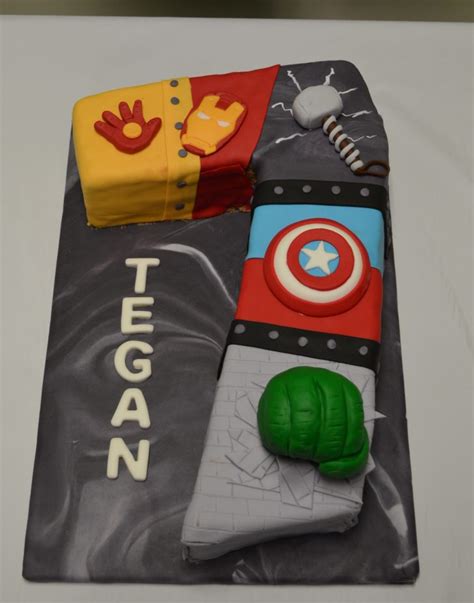 Avengers Birthday Cake Avengers Birthday Cake A Little Of This And A ...