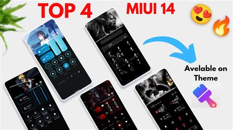 Top Vip Miui Themes Balck Spiddy Available On Theme Store Top