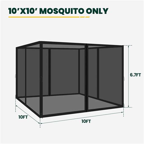 Snapklik Olilawn Gazebo Universal Replacement Mosquito Netting