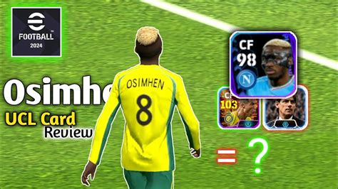 Review Osimhen New European Card Amazing Finishing Cf EFootball 2024