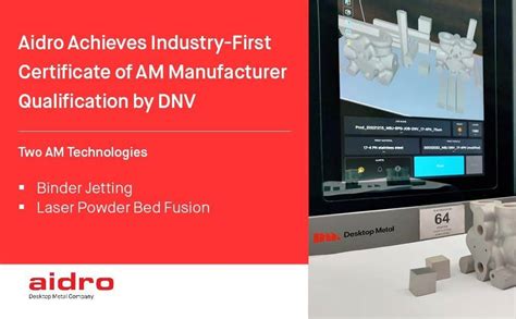 Aidro Achieves Global AM Facility Certification From DNV