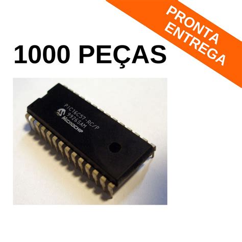 Kit 1000 peças Ci Microcontrolador PIC16C57 RCI P DIP 28 PTH