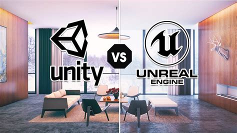 Unity Vs Unreal Interior Rendering Comparison Hdrp Demo Youtube