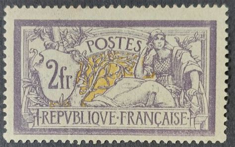 France Merson Francs Purple And Yellow Yvert Catawiki