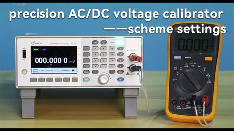 How To Calibrate A Multimetervoltmeter Using A Set Scheme Youtube