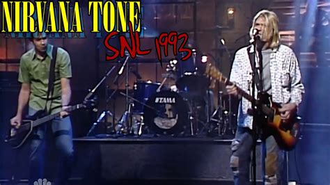 Nirvana Tone Live On Snl Kurt Cobain Guitar Sound Youtube