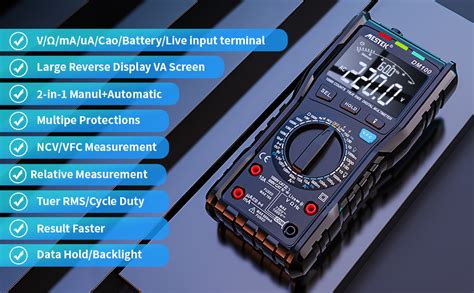 Multimetro Digitale Tester Di Tensione MESTEK AC DC Corrente Anti