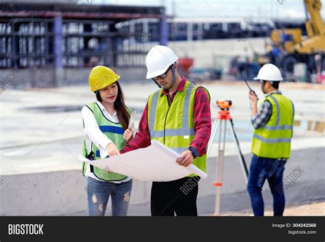 Surveyor Engineer Image And Photo Free Trial Bigstock