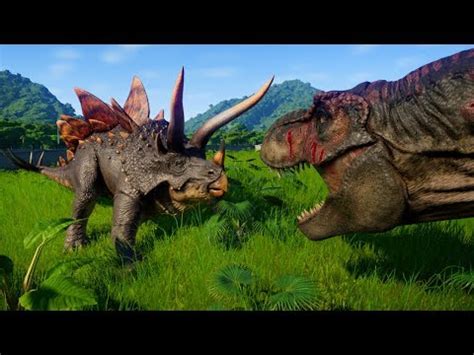 Steam Community Video Stegoceratops Vs T Rex Spinosaurus