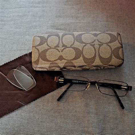 Coach | Accessories | Coach Eyeglasses Frames Brown Black Signature ...