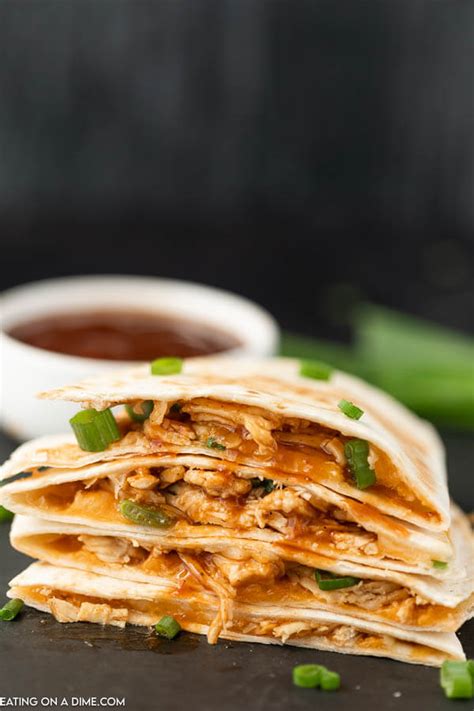 BBQ Chicken Quesadillas Recipe Eating On A Dime