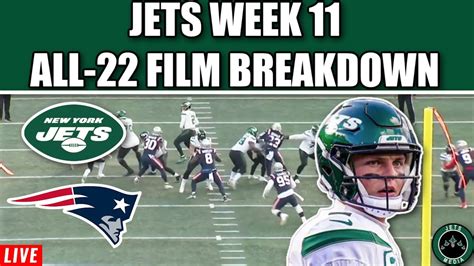 New York Jets Vs New England Patriots All 22 Film Breakdown Week 11