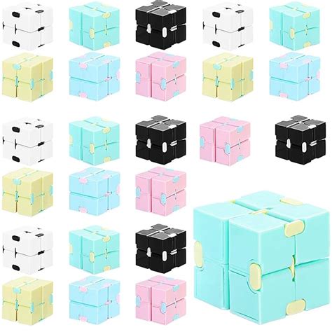 Buy 24 Pieces Infinity Cube Sensory Fidget Toy Mini Infinite Cube