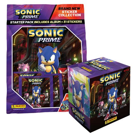 Sonic Prime Sticker Collection Panini