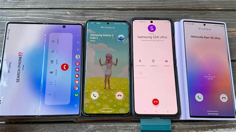 Incoming Calls Samsung Galaxy Fold Vs Samsung S Ultra Vs Lg Wing Vs