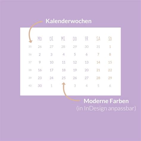 Kalender 2024 Vorlage PDF Und InDesign IDML Sofort Etsy De