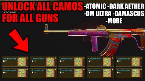 Instant Unlock All Camos All Guns Warzone Camo Glitch Warzone Camo