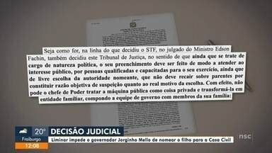 Jornal Do Almo O Sc Blumenau Liminar Impede O Governador Jorginho