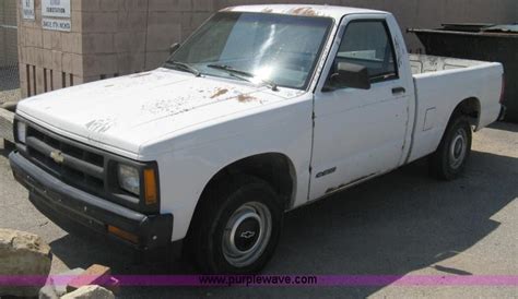 1991 Chevrolet S10 Pickup Truck In Wichita Ks Item A4270 Sold