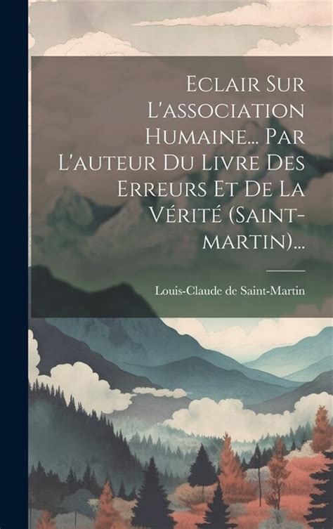 알라딘 Eclair Sur L association Humaine Par L auteur Du Livre Des