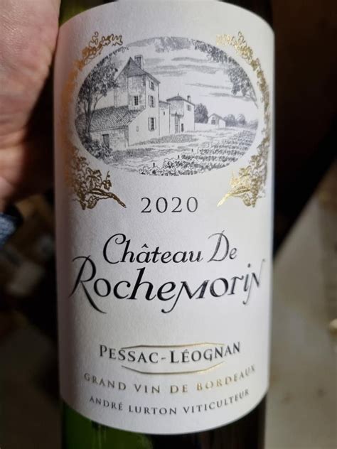 Ch Teau De Rochemorin Blanc France Bordeaux Graves Pessac