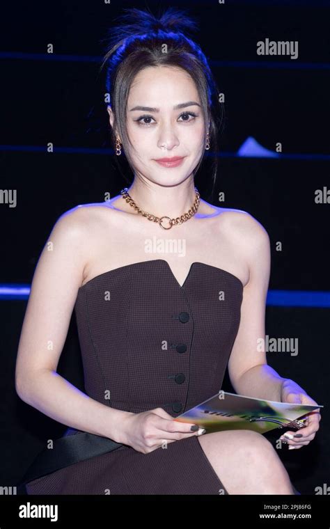 Shanghai China March 31 2023 Actress Gillian Chung Poses During