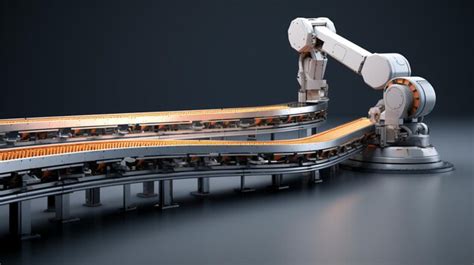 Premium Photo Robot Arms With Conveyor Line