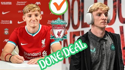 Liverpool Latest Transfer Deal Agreed Anthony Gordon To Liverpool Deal