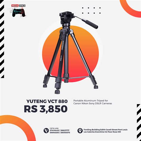 Yuteng Vct 880 Tripod MediaSpace