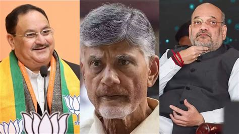 Bjp And Tdp May Form An Alliance Again Chandrababu Meets Amit Shah And