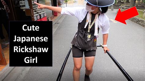 A Cute Japanese Girl Natchan Guided Me Around Asakusa By Rickshaw