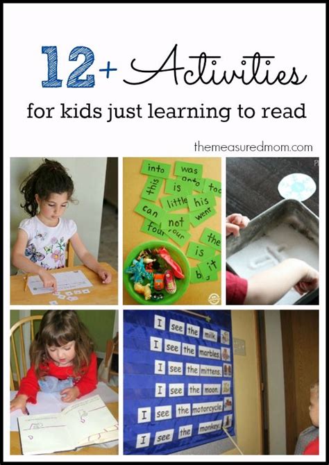 Teach kids to read with these activities and resources (plus a new ...