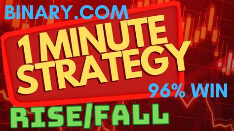 Best 1 Minute Strategy Binary Rise Fall Strategy 2022 No Loss