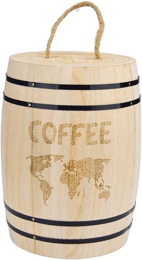 Amazon Yeefant Fresh Coffee Bean Airtight Container Wooden For