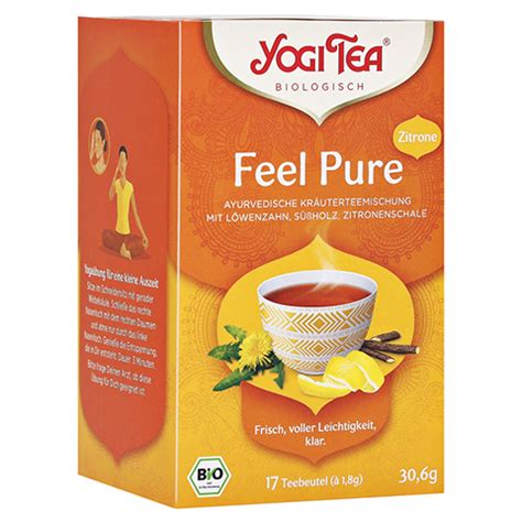 Yogi Tea Feel Pure Zitrone Bio Filterbeutel X Gramm Medpex