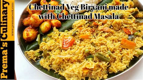 Best Chettinad Biryani recipe, How to make Chettinad Veg Biryani using ...