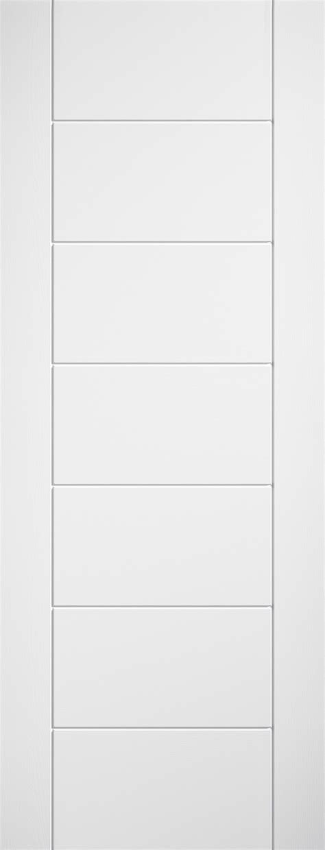 Linear 7 Panel White Laminate Internal Doors At Express Doors Direct