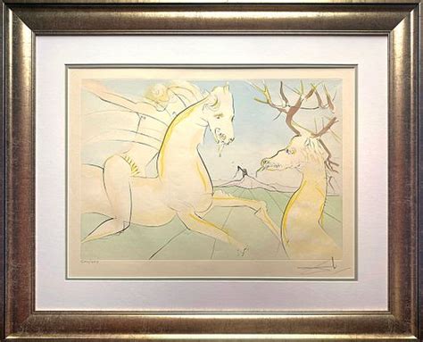 Salvador Dali Limited Edition Original Lithograph Hand Signed And