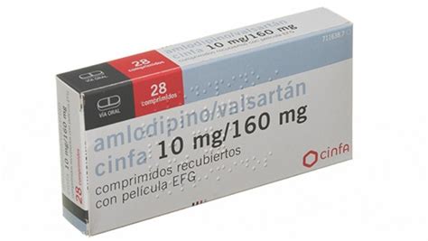 Amlodipino Valsartan Cinfa Mg Mg Comprimidos Recubiertos Con