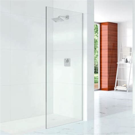 Merlyn 10 Series Wet Room Glass Panel With Wall Profile 1200mm Wide 10mm Glass Wet Room Shower