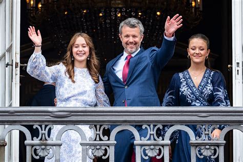 Danish royals make landmark balcony appearance for King Frederik's 56th ...