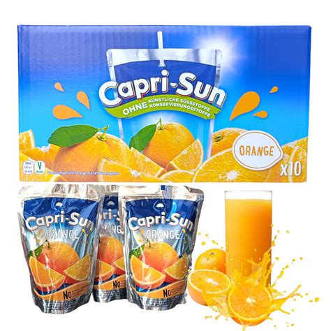 Nap J Pomara Czowy Capri Sun Ml Soczk W Po Ml Niemieckie