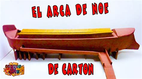 COMO HACER EL ARCA DE NOÉ con CARTON FACIL DE HACER YouTube